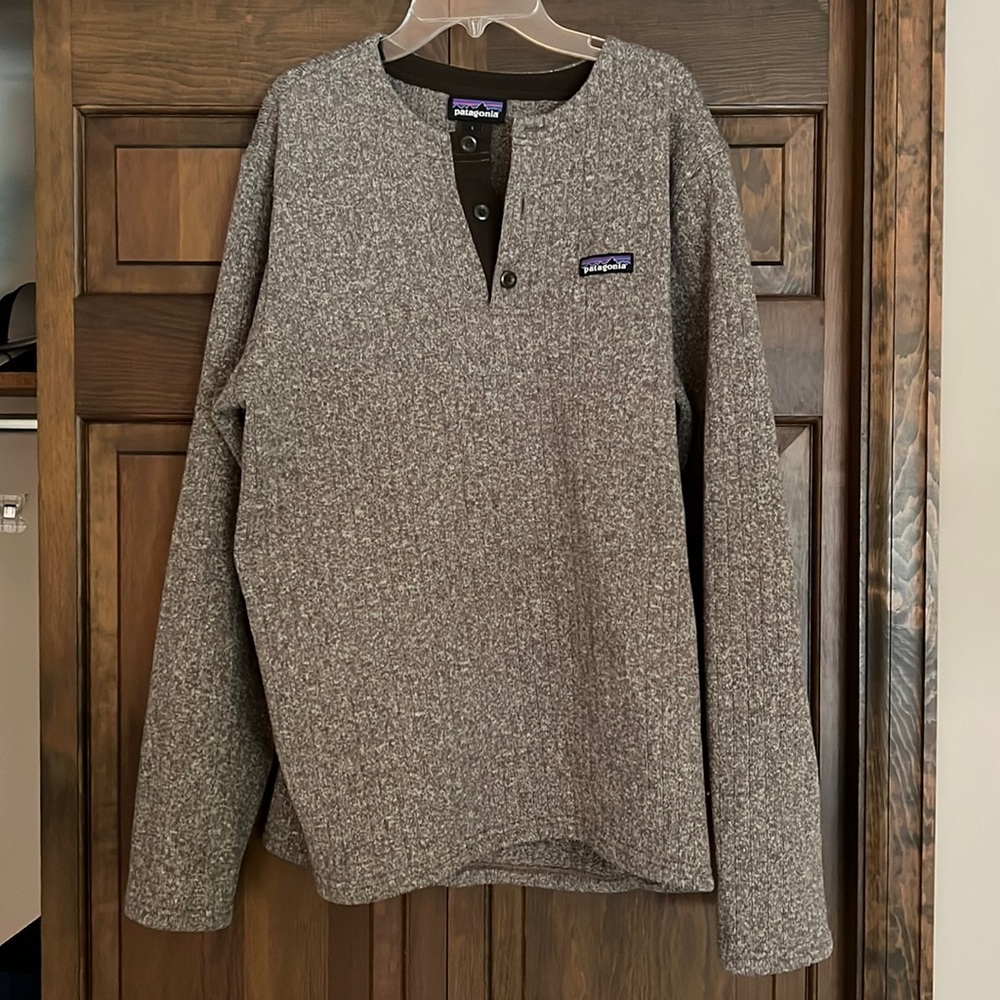 Patagonia Button Crewneck Sweater